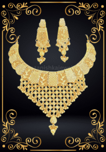 Grand Forming Bridal Necklace Dangler Earring Combo