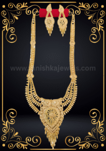 Latest Water Drop Design with White Stone Full Net Pattern Chain Women's Necklace