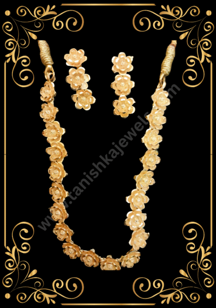 Designer Necklace Set Rose Cut