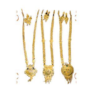 New Plain Gold Forming Dangler Earring