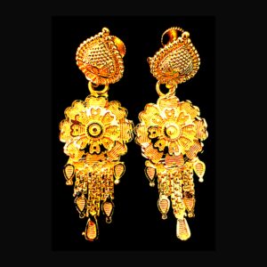 New Two Gram Gold Dangler Earring – gold plated jewellery by Tanishka Jewels