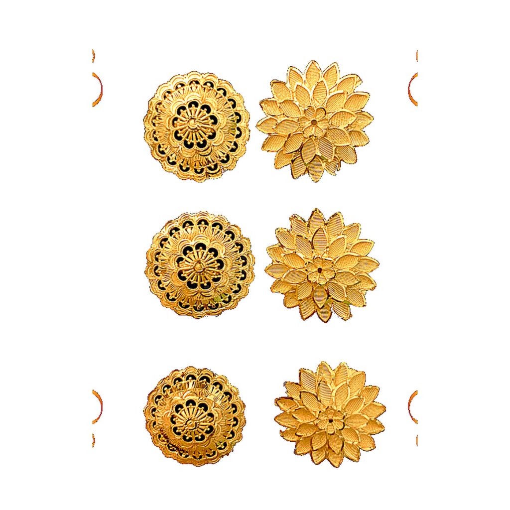 Ear Ring Cute Sunflower – gold plated jewellery by Tanishka Jewels