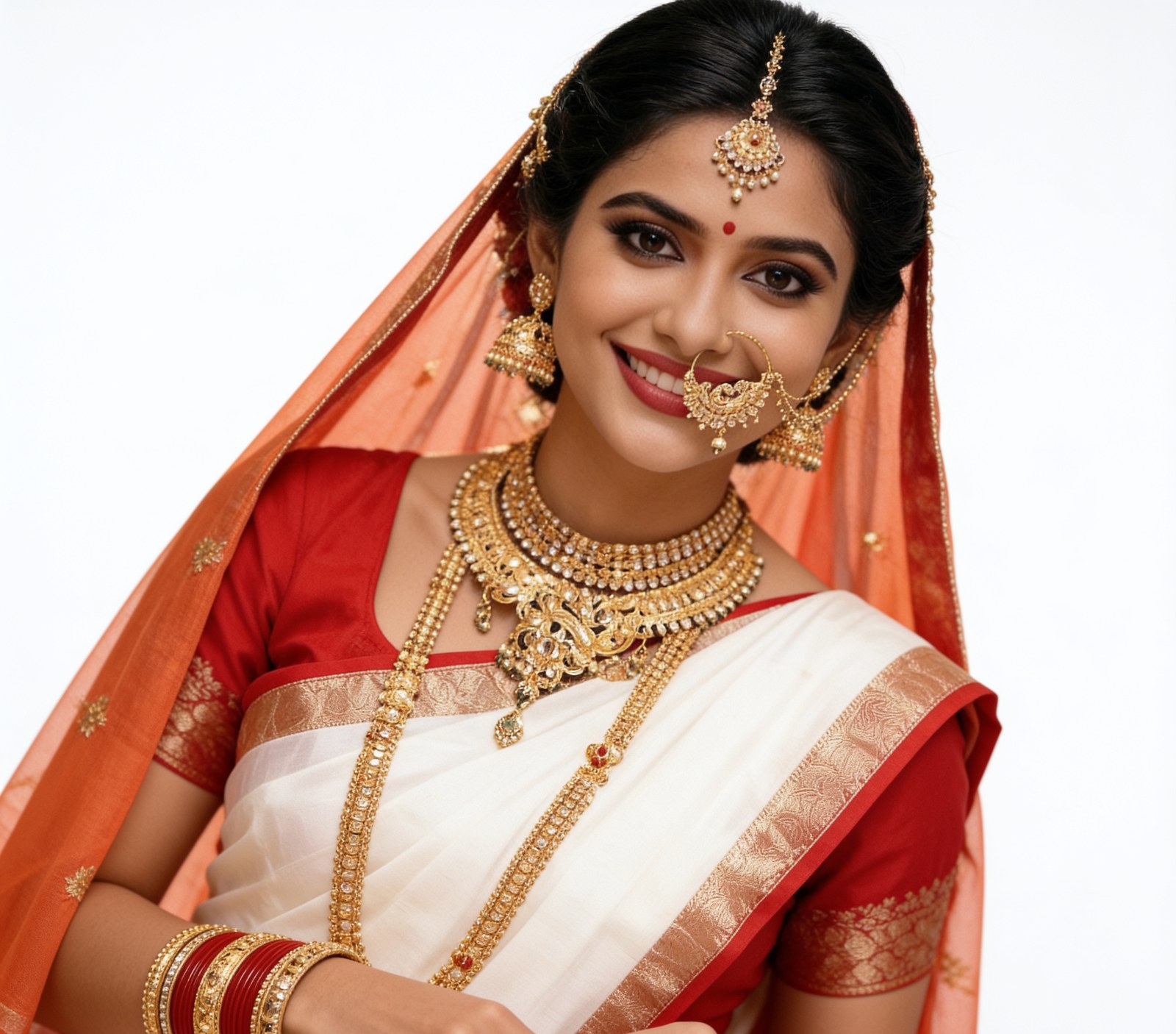 Tanishka Jewels bridal gold plated jewellery model - full bridal set