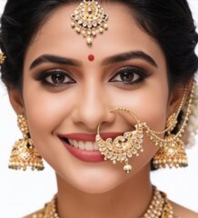 Maangtika – gold plated jewellery by Tanishka Jewels