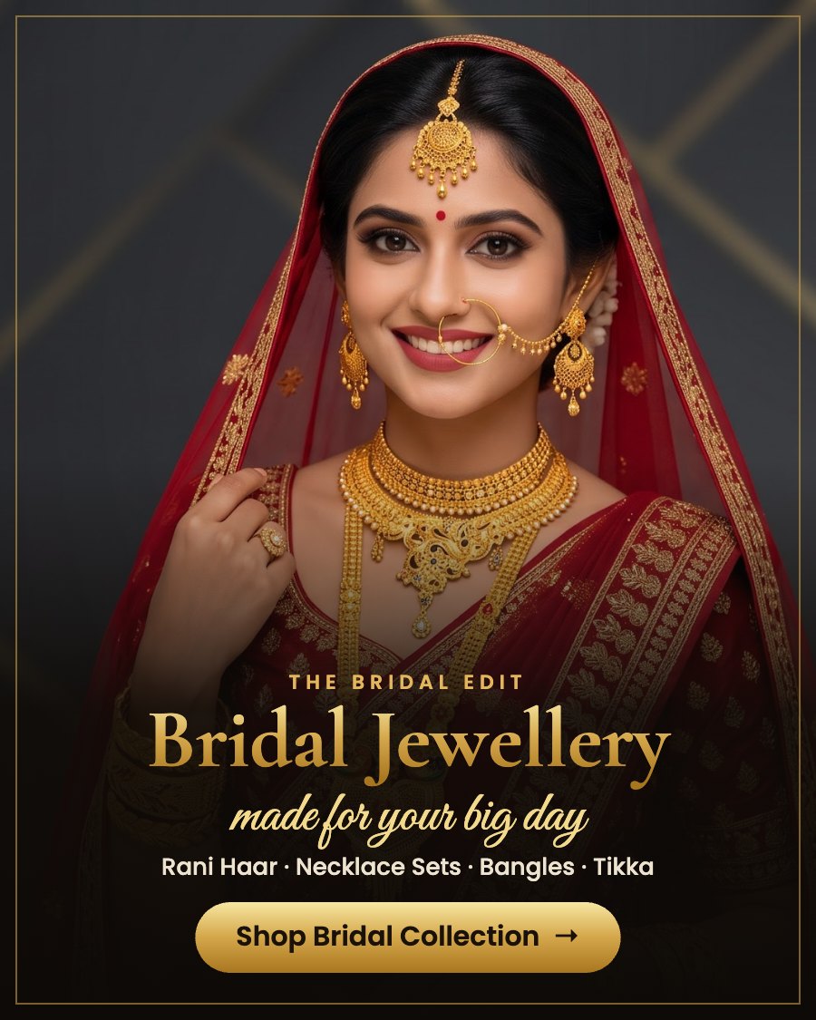 Bridal gold plated jewellery collection – Tanishka Jewels