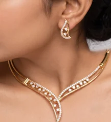 Premium AD Stone Luxury Necklace